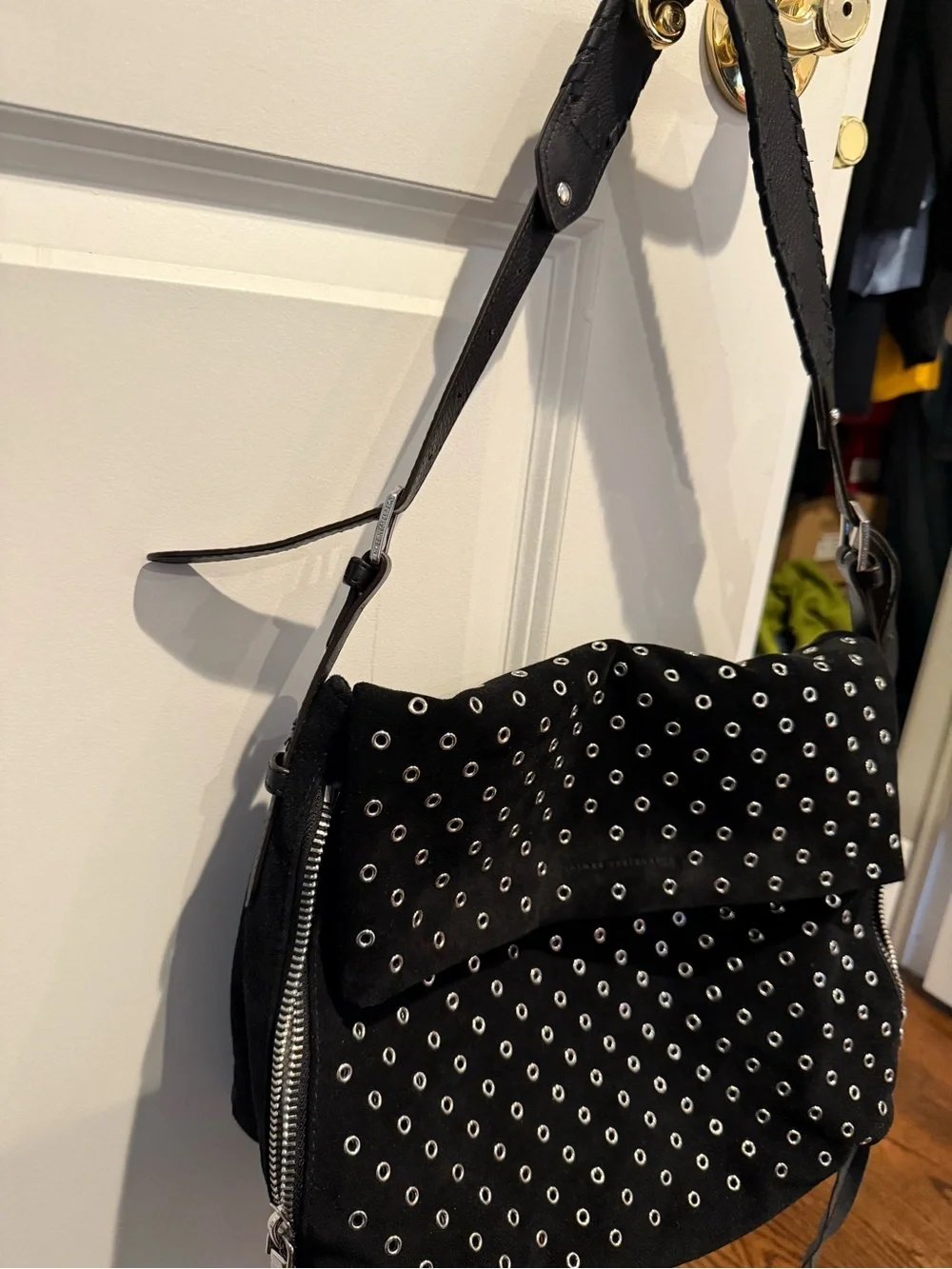 Aimee kestenberg Bali hobo eyelet suede leather bag